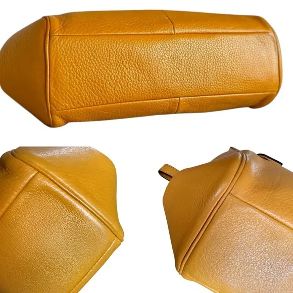 Coach Leather Madison Madeline 25166 Legacy Crossbody Satchel Bag in Saffron - Picture 8 of 16